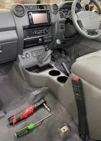 Original Floor Console - Charging Sockets and (5) Rocker Switch Panel
