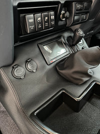 Premium Floor Console - Charging Sockets & Scan Gauge III