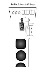 Auto Full Length Console | Toyota LandCruiser 80 Series Early Model (1990–1995)