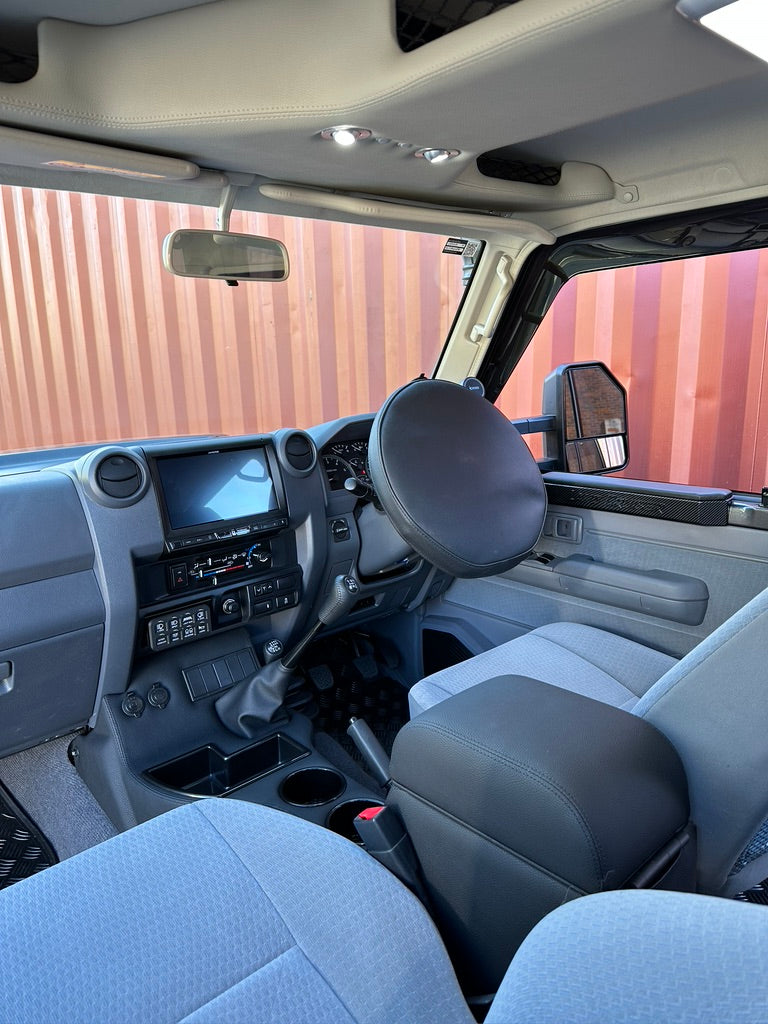 Original Floor Console - Charging Sockets and (5) Rocker Switch Panel
