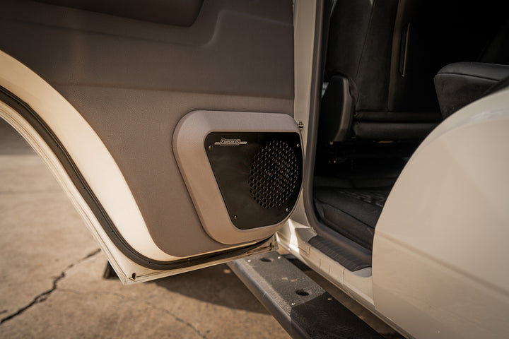 Rear 3D Door Trims with Premium Speaker Door Pods