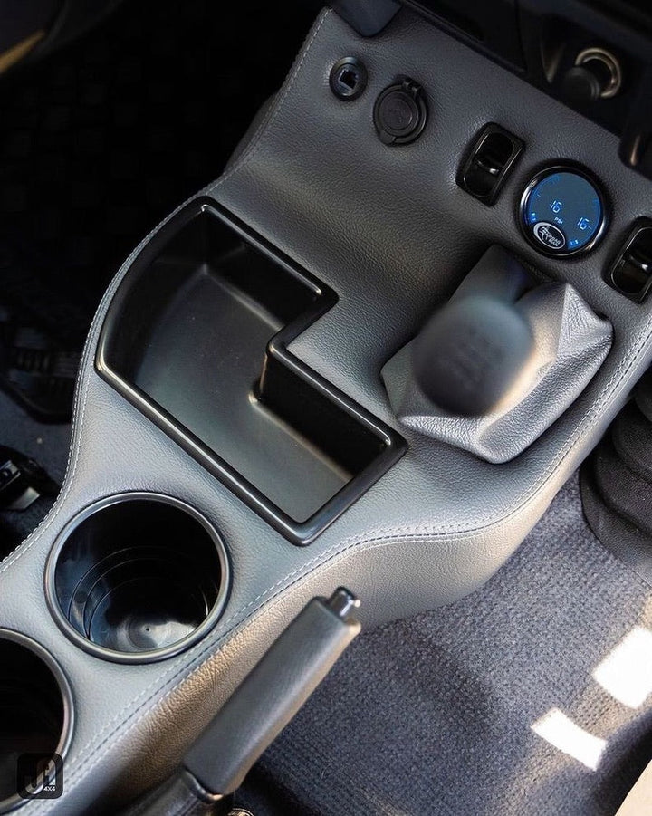 Original Full Length Floor Console with Charging Sockets and Airbag Man Provision | Steel Dash