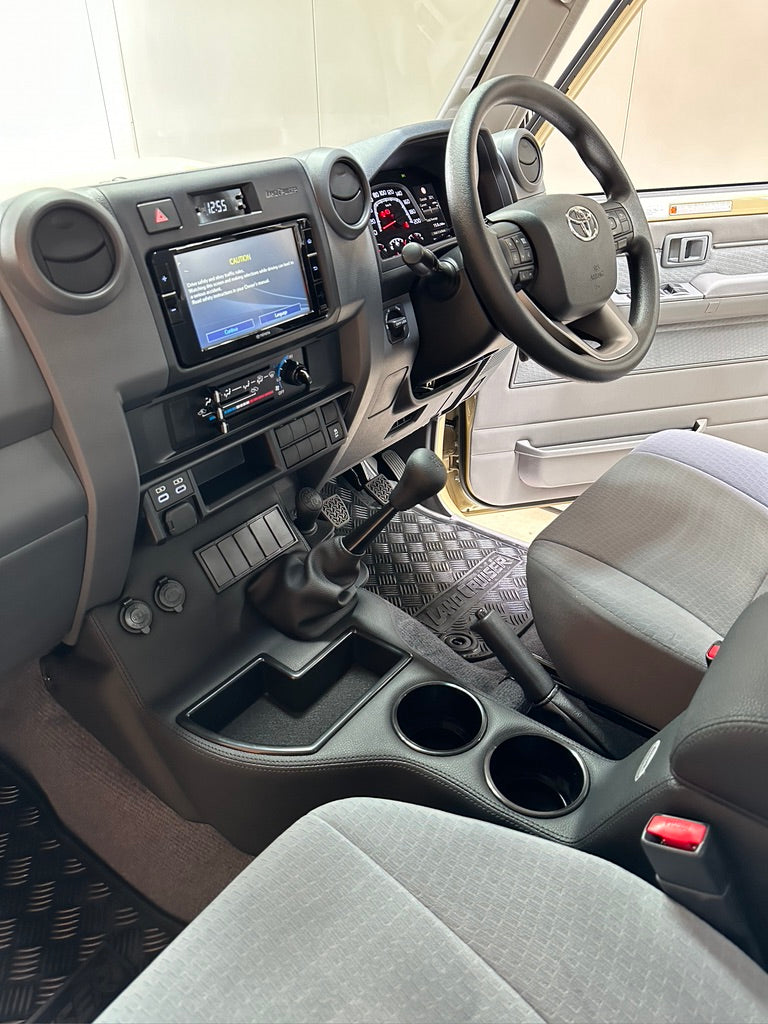 Original Floor Console - Charging Sockets and (5) Rocker Switch Panel