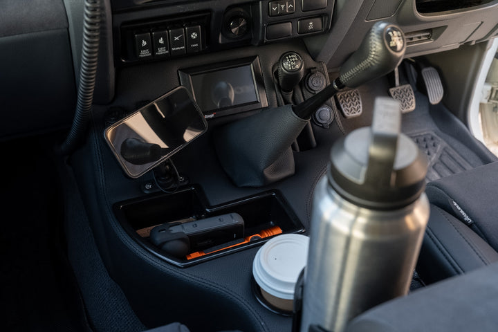 Premium Floor Console - Charging Sockets & Scan Gauge III