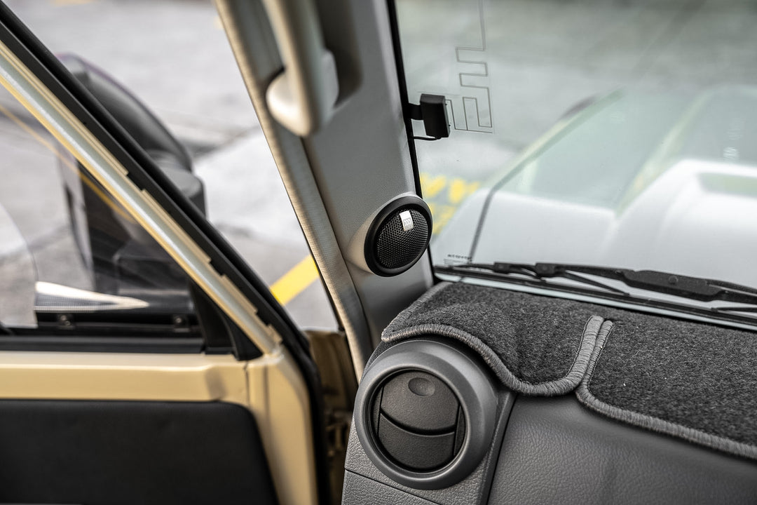 Tweeter Pillar Pods – LandCruiser 70 Series Stereo Upgrade