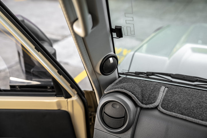 Tweeter Pillar Pods – LandCruiser 70 Series Stereo Upgrade