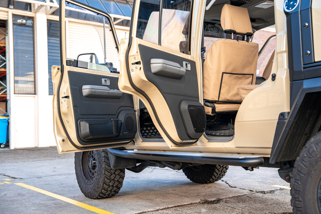 Rear 3D Door Trims with Premium Speaker Door Pods
