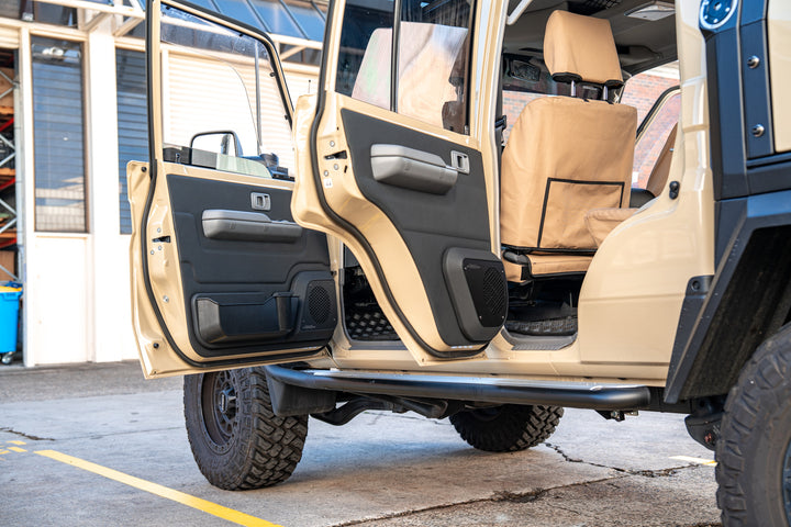 Rear 3D Door Trims with Premium Speaker Door Pods