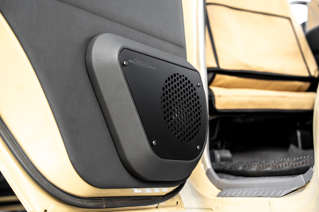 Rear 3D Door Trims with Premium Speaker Door Pods