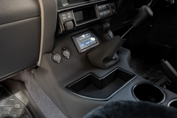 Premium Floor Console - Charging Sockets & Scan Gauge III