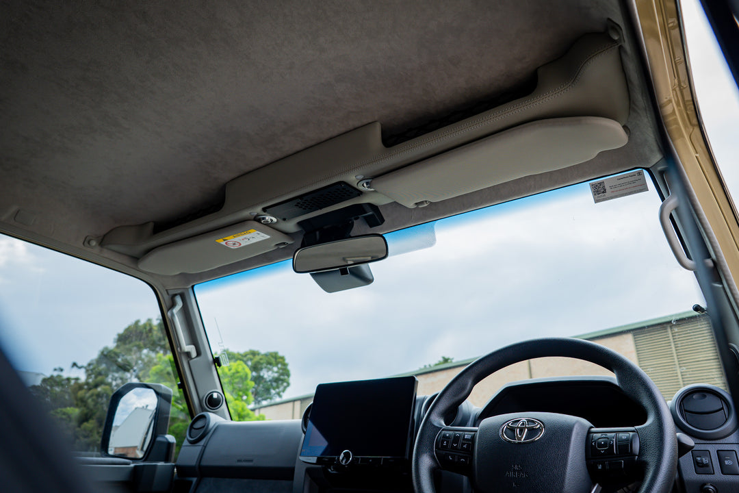 Full Facia Roof Console | 79 Dual Cab & 76 Wagon 2023+Facelift Model