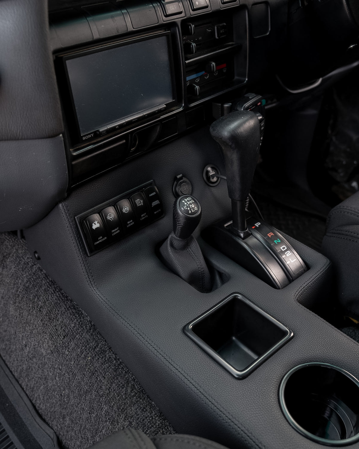 Auto Full Length Console | Toyota LandCruiser 80 Series Early Model (1990–1995)