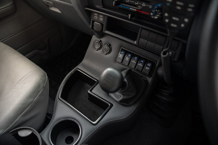 Original Floor Console - Charging Sockets and (5) Rocker Switch Panel | TroopCarrier