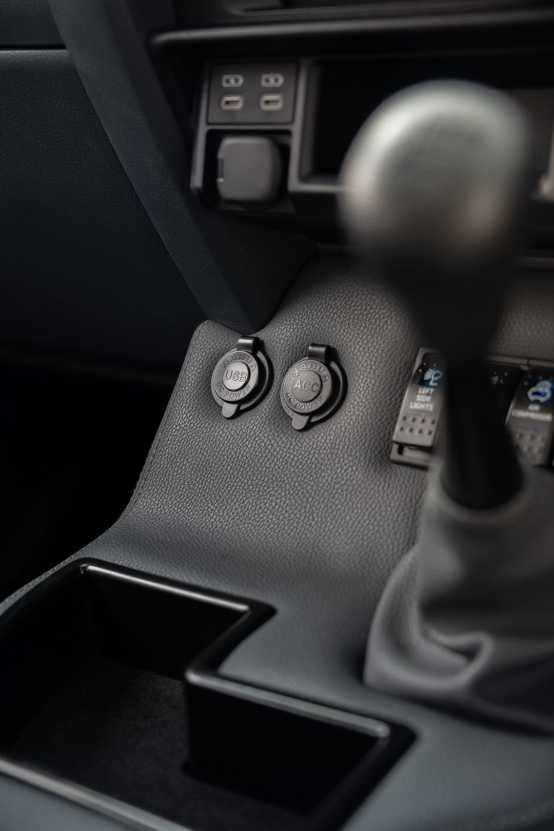 Original Floor Console - Charging Sockets and (5) Rocker Switch Panel | TroopCarrier