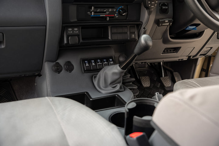 Original Floor Console - Charging Sockets and (5) Rocker Switch Panel | TroopCarrier