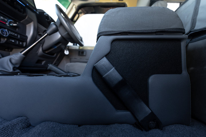 Original Full Length Floor Console with (3) Sockets | TroopCarrier