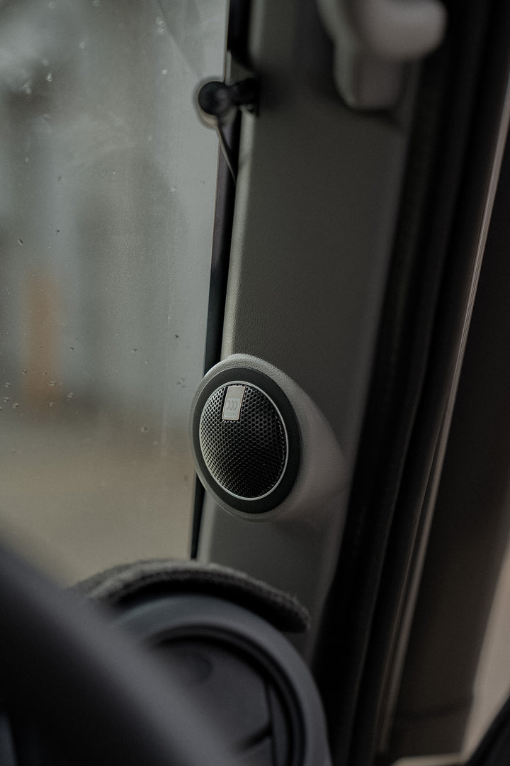 Tweeter Pillar Pods – LandCruiser 70 Series Stereo Upgrade