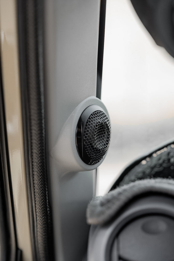 Tweeter Pillar Pods – LandCruiser 70 Series Stereo Upgrade