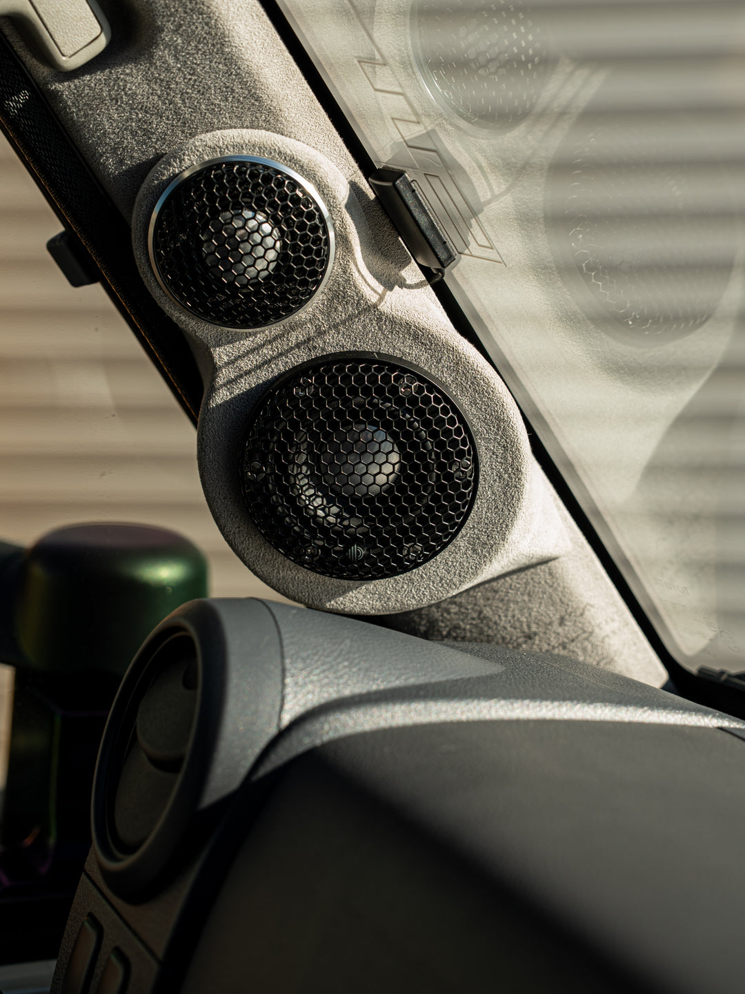 3-way A-Pillar Speaker Pods 70 Series LandCruiser (Tweeter + Midrange)