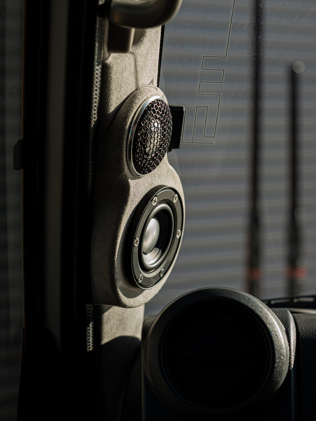 3-way A-Pillar Speaker Pods 70 Series LandCruiser (Tweeter + Midrange)