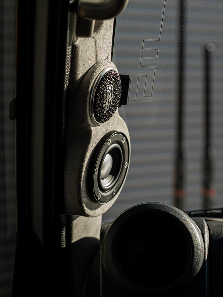 3-way A-Pillar Speaker Pods 70 Series LandCruiser (Tweeter + Midrange)