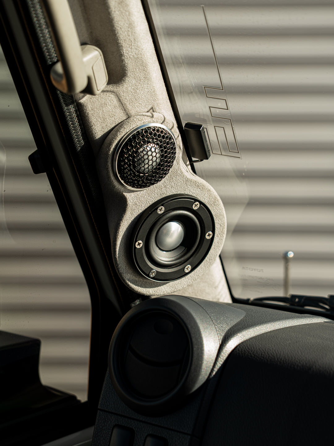 3-way A-Pillar Speaker Pods 70 Series LandCruiser (Tweeter + Midrange)