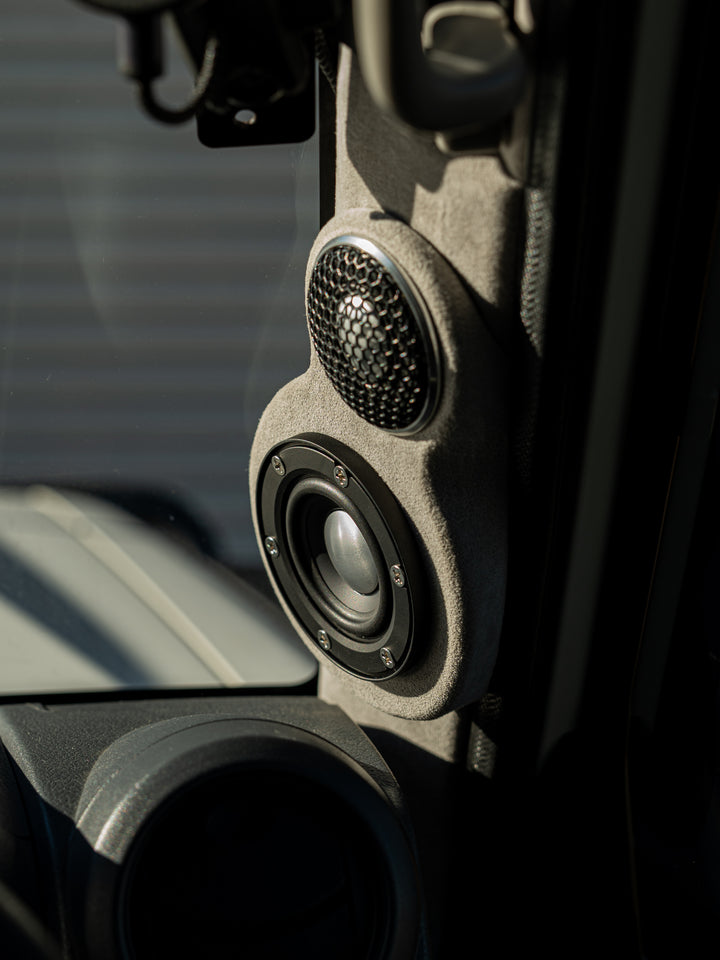 3-way A-Pillar Speaker Pods 70 Series LandCruiser (Tweeter + Midrange)