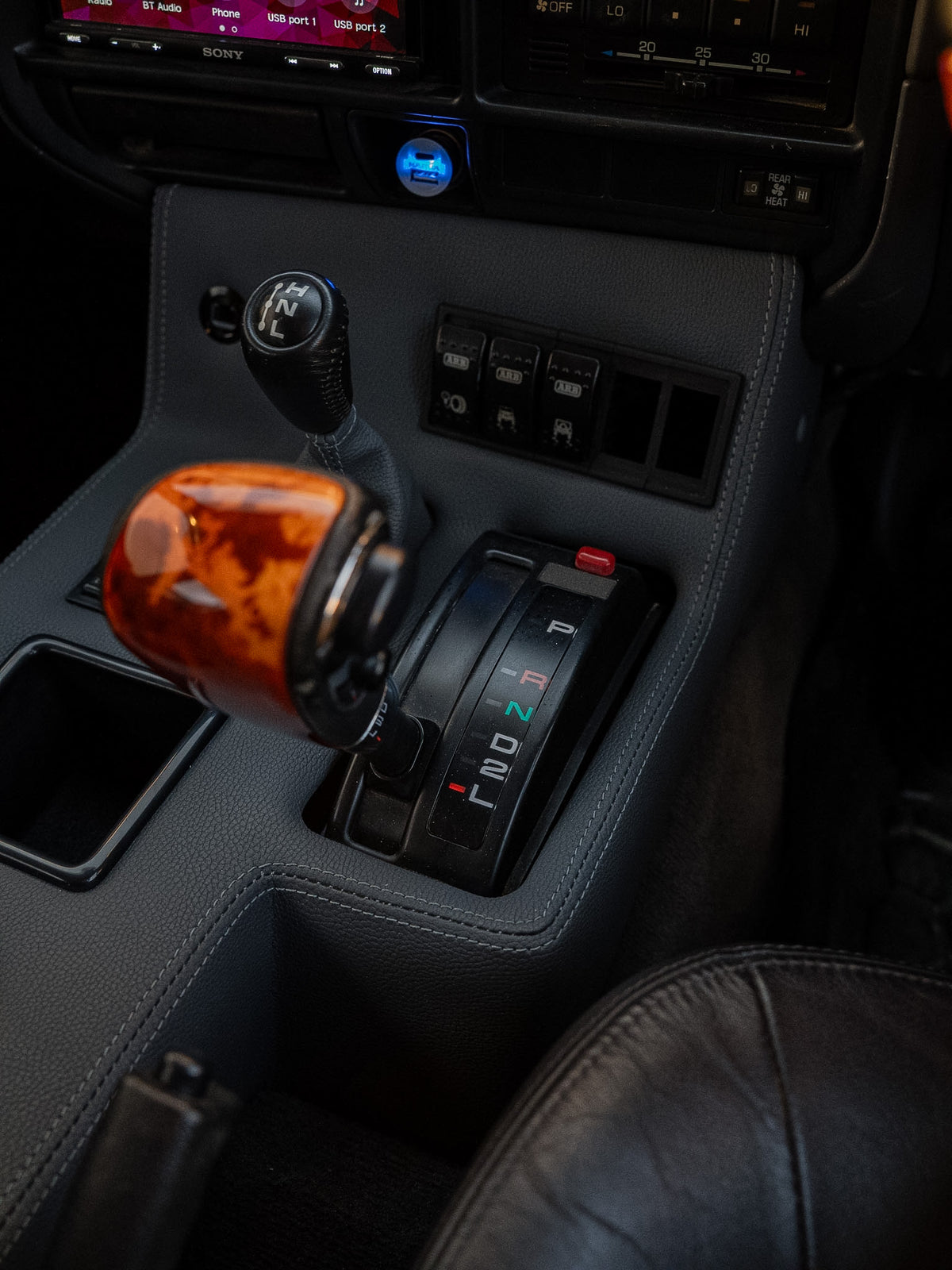 Auto Full Length Console | Toyota LandCruiser 80 Series Late Model (1995 – 1998)