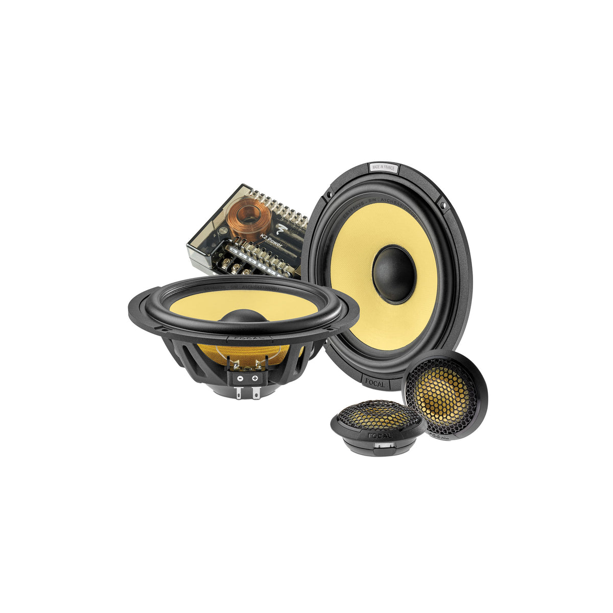 Focal K2 Power ES 165 K2S – 6.5" Shallow-Mount Component Speakers
