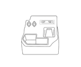 Original Floor Console - Charging Sockets and Scan Gauge II | Steel Dash