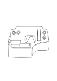 Premium Floor Console - Charging Sockets