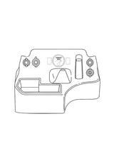 Premium  Floor Console - Charging Sockets & Airbag Man Provision | TroopCarrier