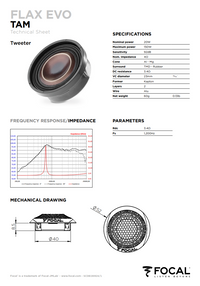 Focal Flax Evo PS 165 FE – 6.5" 2-Way Component Speakers