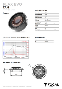 Focal Flax Evo PS 165 FSE – 6.5" Shallow-Mount Component Speakers