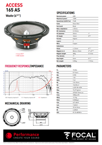 Focal Access 165 AS – 6.5" 2-Way Component Speakers