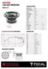 Focal Access 165 AS3 – 6.5" 3-Way Component Speakers