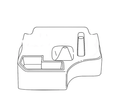 Premium Floor Console - Blank | TroopCarrier