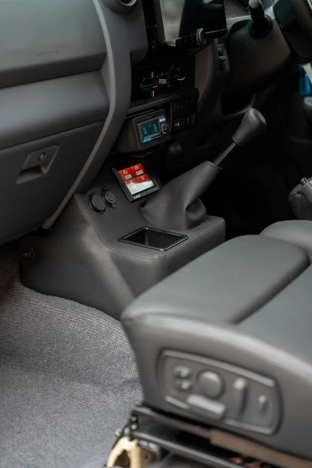 Half Length Floor Console with Charging Sockets | July 2009+ 78 Series TroopCarrier