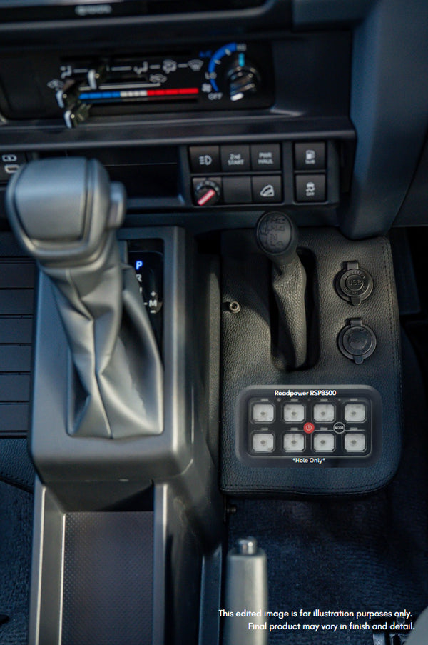 Auto Accessories Wing - RHS Design 3 With Charging Sockets & 8-Switch Panel