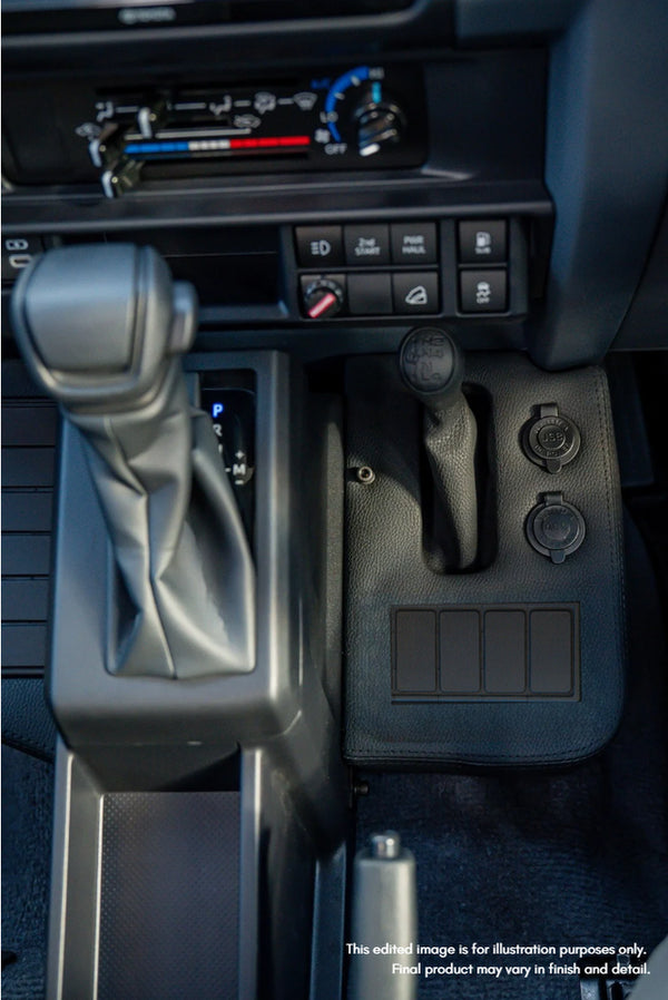 Auto Accessories Wing - RHS Design 5 With Charging Sockets & 4 Rocker Switch Panel