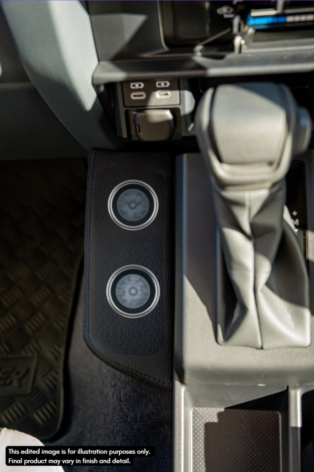 Auto Accessories Wings LHS - Dual Gauge Panel - Design 3