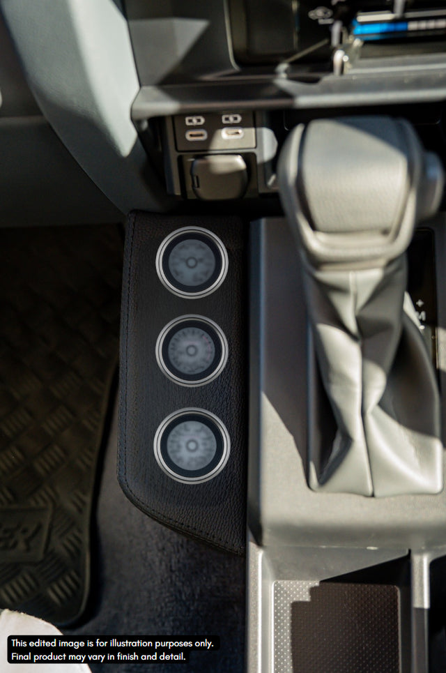 Auto Accessories Wings LHS - Dual Gauge Panel - Design 3